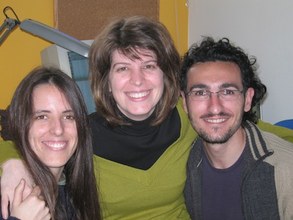 Cris, Eva and Miguel Angel