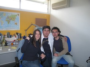 Cris, Abhay, and Miguel Angel