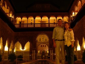 Pedro and Myriam, Reales Alcázares