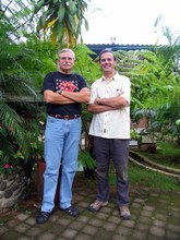 With Victor Rico, 2006 noviembre 9 Casa de Campo