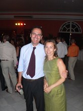Pedro and Myriam, at Miguel A and Laura's wedding