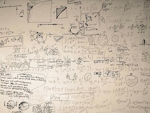 Jordi's blackboard. Mar 2001