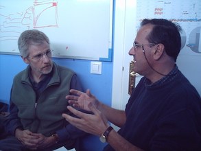 Talking with John N Thompson, Pabellon del Perú, Jan 2003