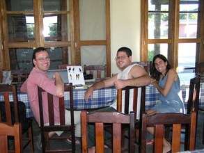 With Paulo and Alê, Ilha de Cardoso, Brazil