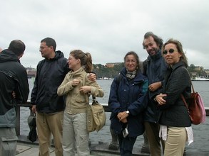 Jordi, Eva, Bego, Fran and Myriam. Stockholm, Aug 2004