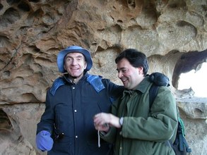 Jordi and Joel Cohen in Montera del Torero, Alcornocales