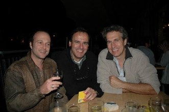 Anrew Dennis, Pedro and Pierre Michel Forget at Frugivory and Seed Dispersal Meeting, Brisbane, Australia, Jul 2005
