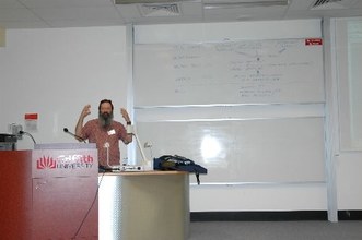 Geno at Frugivory and Seed Dispersal Meeting, Brisbane, Australia, Jul 2005